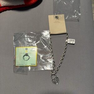 Silver Heart Chain Bracelet